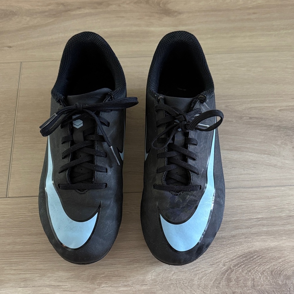 Nike Black Mercurial soccer cleats